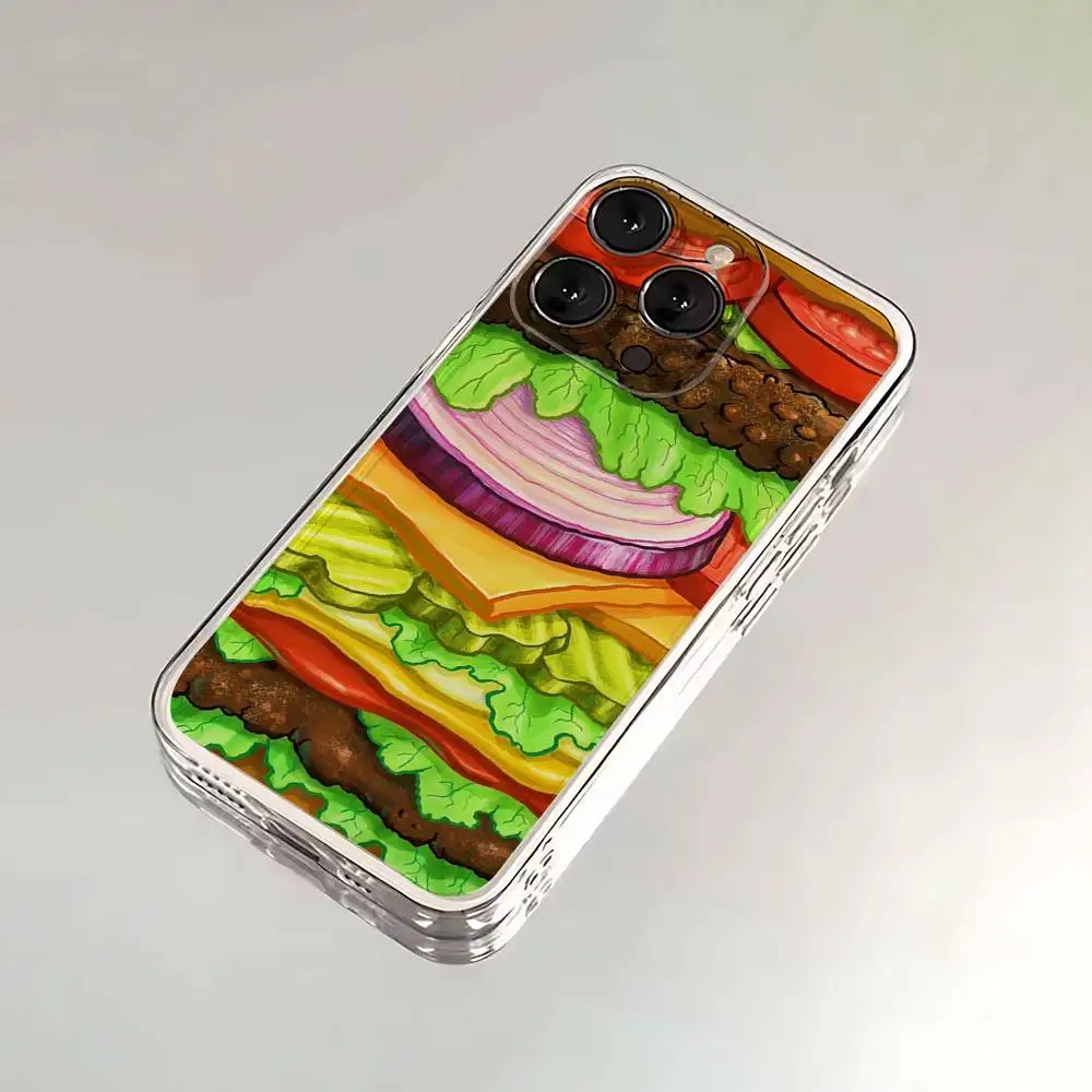 حافظة هاتف كارتون B-Bobs Burgers لهاتف آيفون 16,15,14,13,12,11,17 Pro,Max,Plus,X,XS,XR,SE,غطاء ناعم شفاف صغير #5