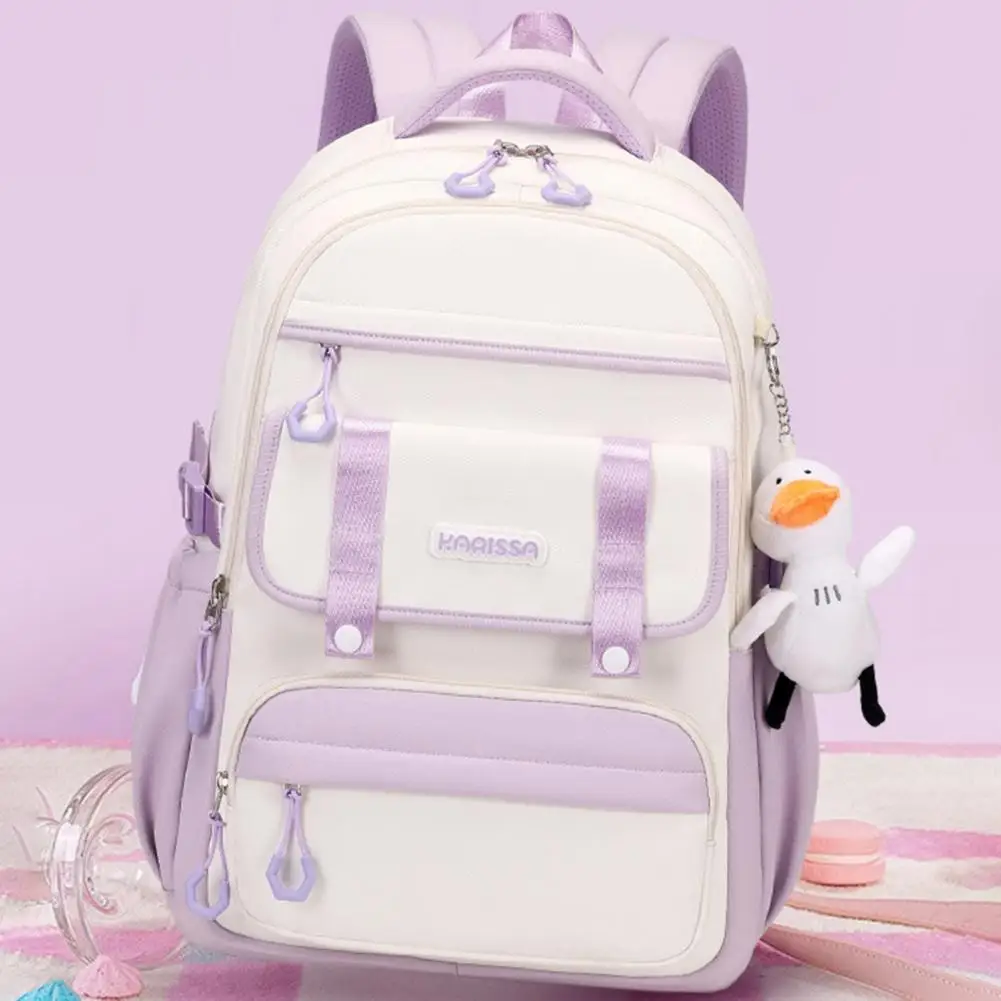 Mädchen Feder mäppchen Set wasserdichte Cartoon Charm Schult asche Set mit Kapazität Studie Tasche Feder mäppchen enthält Anhänger für die Reise