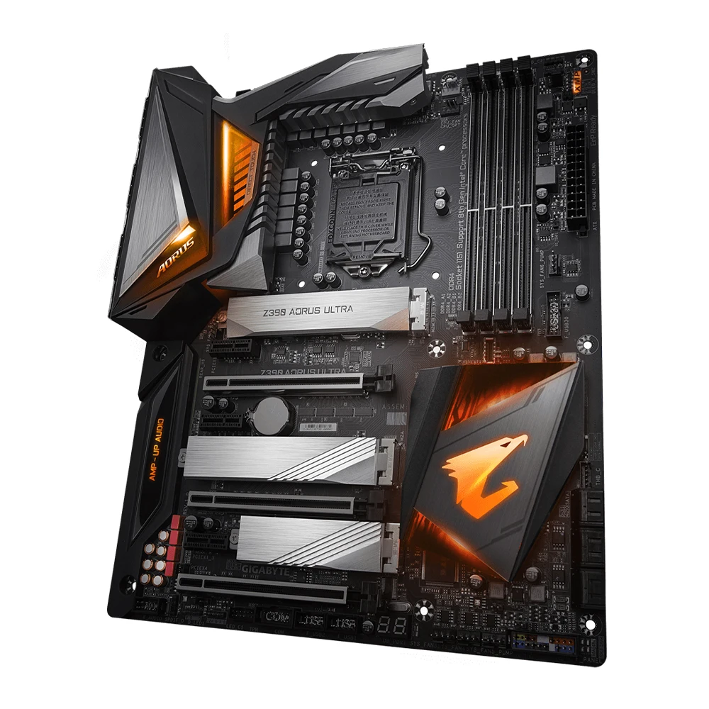 Imagem -05 - Placa-mãe Ultra Aorus Placa-mãe Intel Fases 12 Plus M.2 Triplo Digital Vrm com Guardas Térmicos Gigabyte-z390