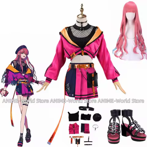 《Custom Size》Anime Paradox Live PDL BAE Anne Faulkner with Hat Christmas Halloween Cosplay Costume Wig Shoes