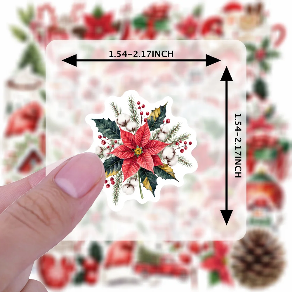 35 個ヴィンテージ冬ステッカー魅力的な装飾ステッカー文房具ステッカーギター DIY スケートボードラップトップ荷物用