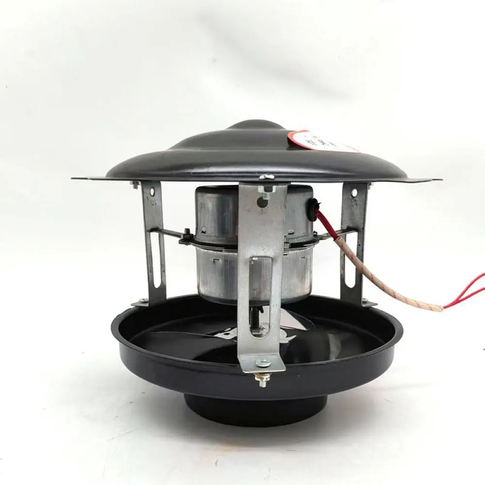 Household Chimney Ventilation Blower 60W Metal Exhaust Fan Stove Smoke Extractor Electric Air Duct Flow System Device