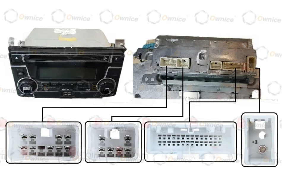 Ownice 10.1 for Toyota Previa XR50 Estima AHR20 XR50 3 III 2006 - 2019 Car Radio Casing Frame Head Unit Fascia Stereo Dash Cover