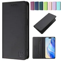 Magnetic Leather Wallet Flip Case For Huawei Honor 200 Smart 100 90 Lite 80 GT 60 SE 50 Pro X6B X7B X8B X6A X7A X8A Phone Cover