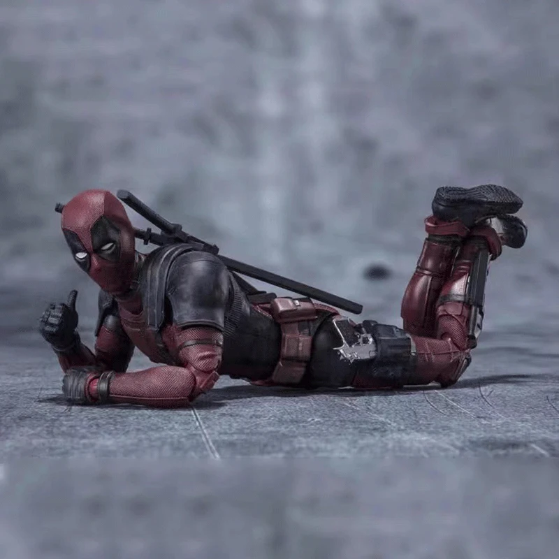 SHF Deadpool 2 عمل الشكل PVC خارقة جمع دمية المنقولة نموذج اللعب المشتركة المنقولة دمى هدايا أعياد ميلاد للأطفال 16 سنتيمتر #6