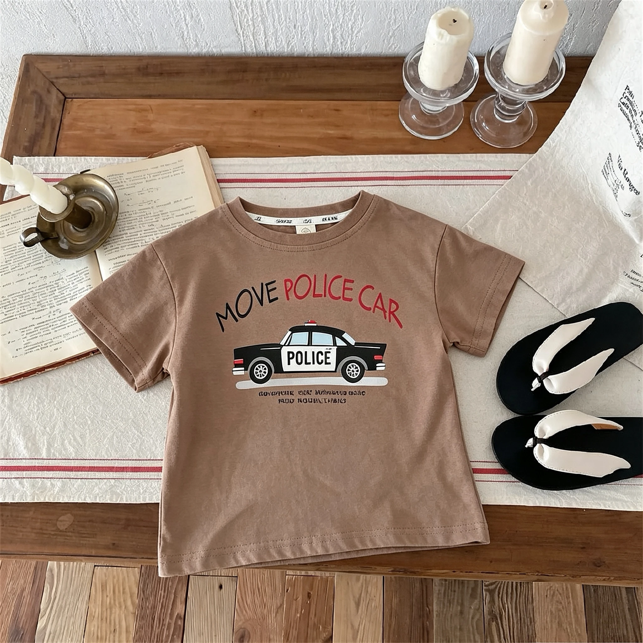 T-shirt imprimé pour garçons e - Summer Clothing Boutiques avis et prix