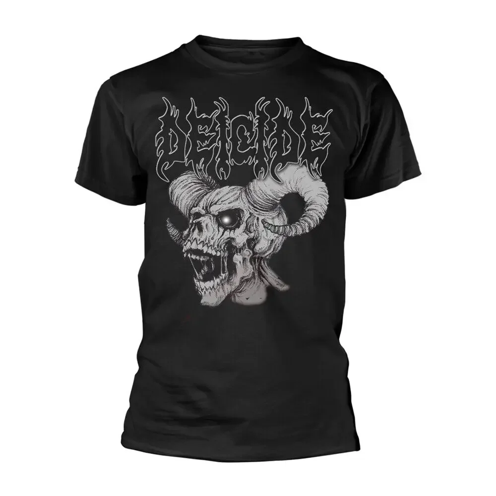 SKULL HORNS by  T-Shirt Tees Y2K tops Unisex Summer Short Sleeve