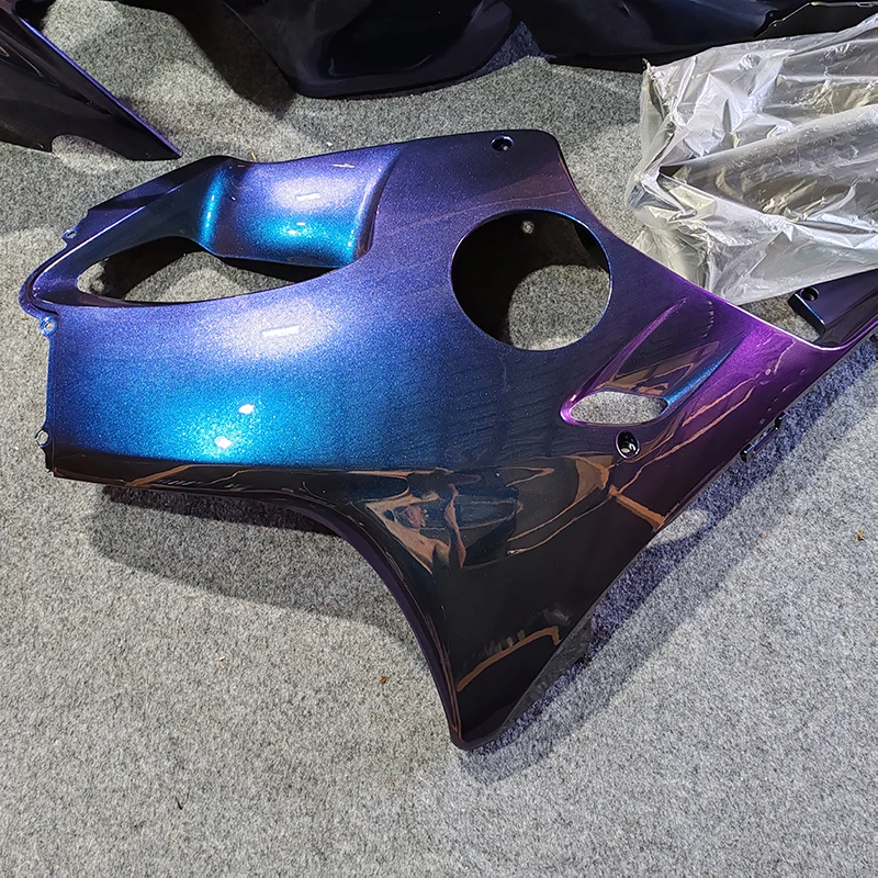 100% ABS حقن دراجة نارية هدية ل CBR600RR F4i 2004-2007 CBR 600 RR 04-07 الأزرق الأرجواني القلنسوة Fairings رسمت الملحقات