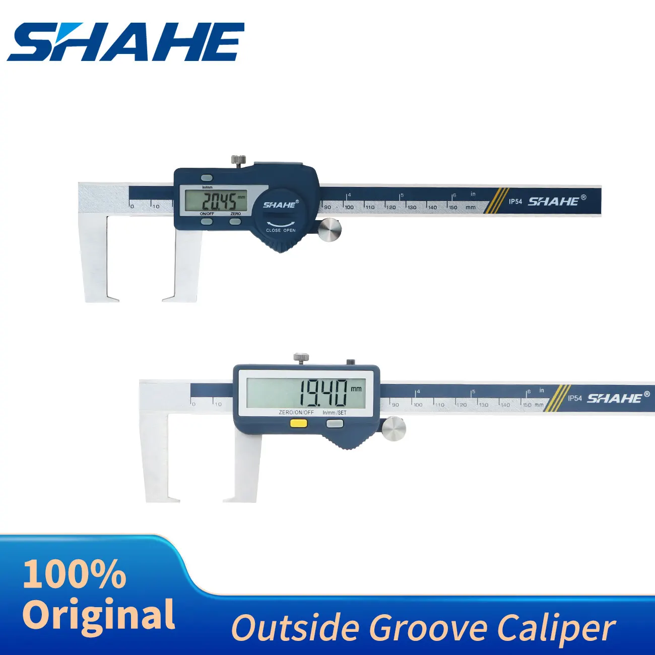 

SHAHE 0-150/200/300 мм цифровой штангенциркуль с наружной канавкой и плоскими точками