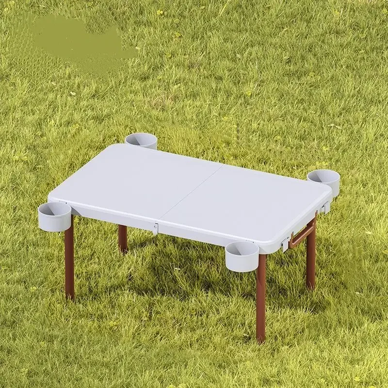 Self Driving Tour Hand-held Small Table, Outdoor Folding Table, Camping Portable Cutlery Rack, Barbecue Equipment, Picnic Table
