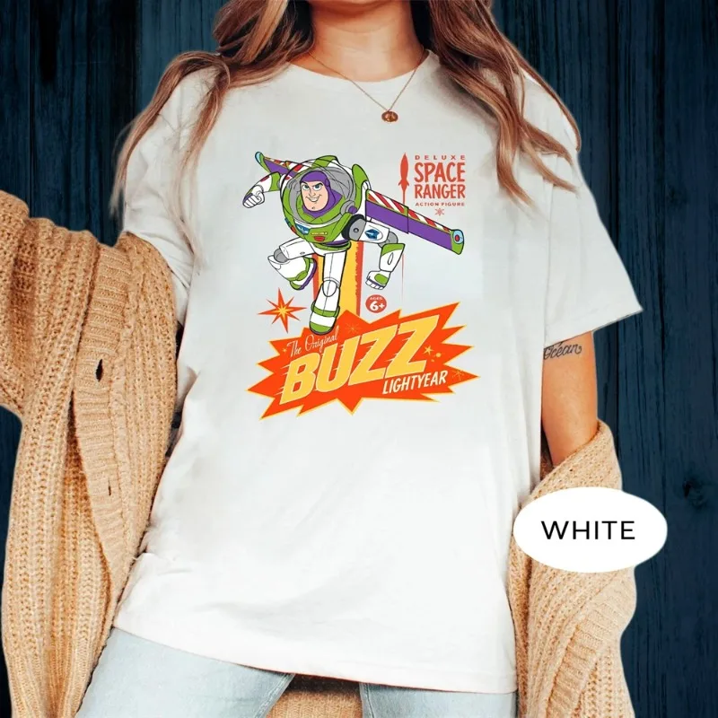

MOTO-Retro Toy Story Buzz Lightyear Женская футболка с 3D принтом и короткими рукавами