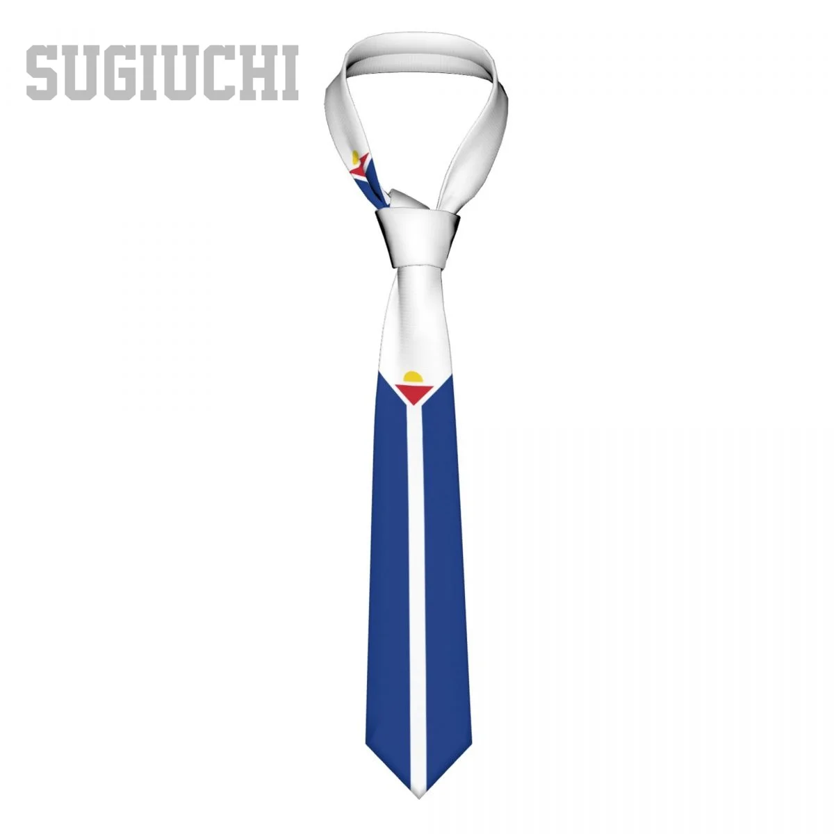 

Флаг Святого Мартина, эмблема, мужские и женские галстуки, повседневные клетчатые галстуки, костюмы, тонкий свадебный деловой галстук Gravatas