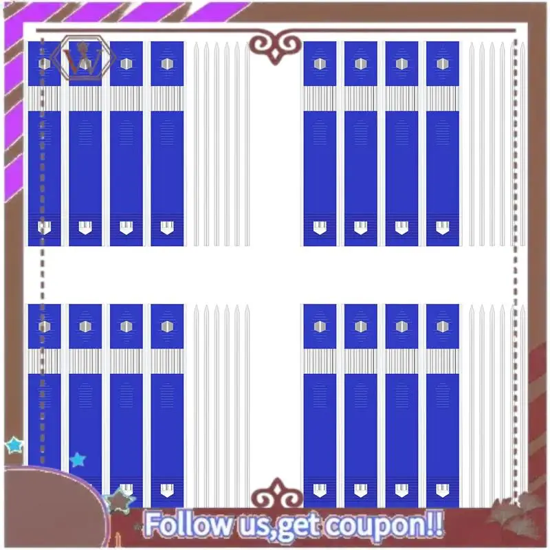 أحدث 96 قطعة من أقلام الرصاص للنجار 2.8 مم باللون الأبيض والأقلام الرصاص الميكانيكية الصلبة