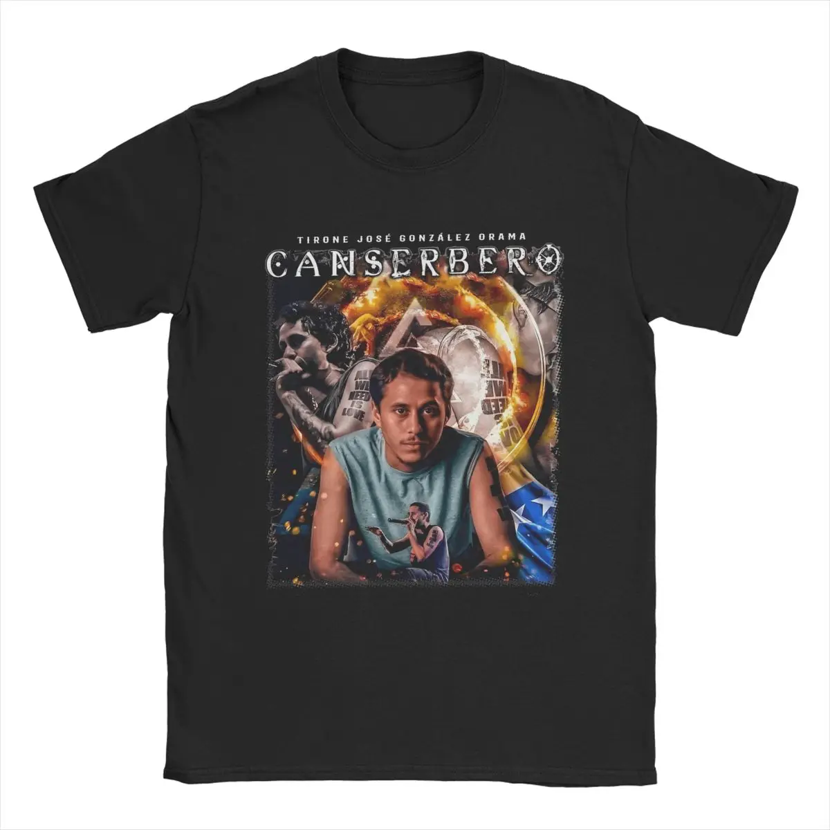 Summer Canserbero Rapper Hip Hop Men Women T Shirts Outfits Crazy Tee Shirt T-Shirts 100% Cotton Gift Idea Clothing