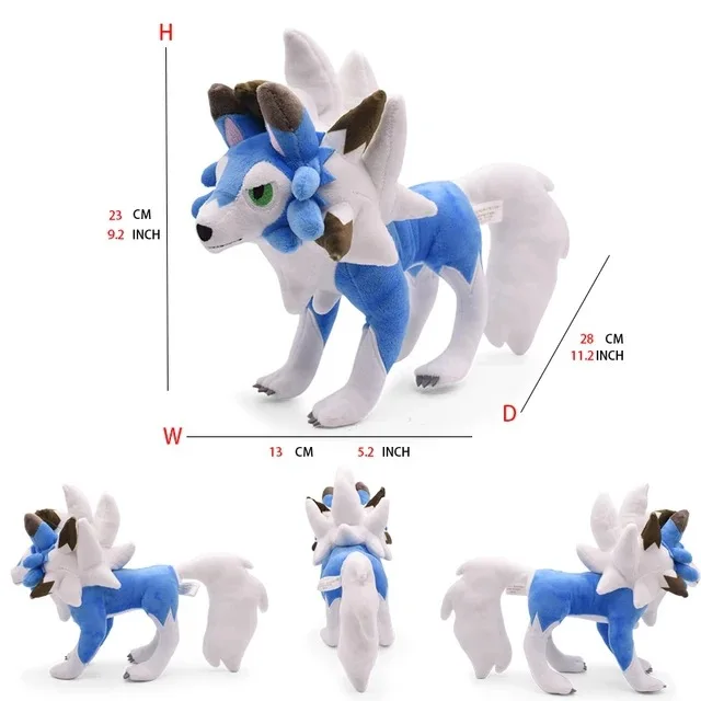 Pokémon Großes Plüschtier, Erd-Schildkröte, Huangyan-Wolf, Soloya, Feurdrache, Spielzeugpuppe, Plüschtier Chi – Detail 2