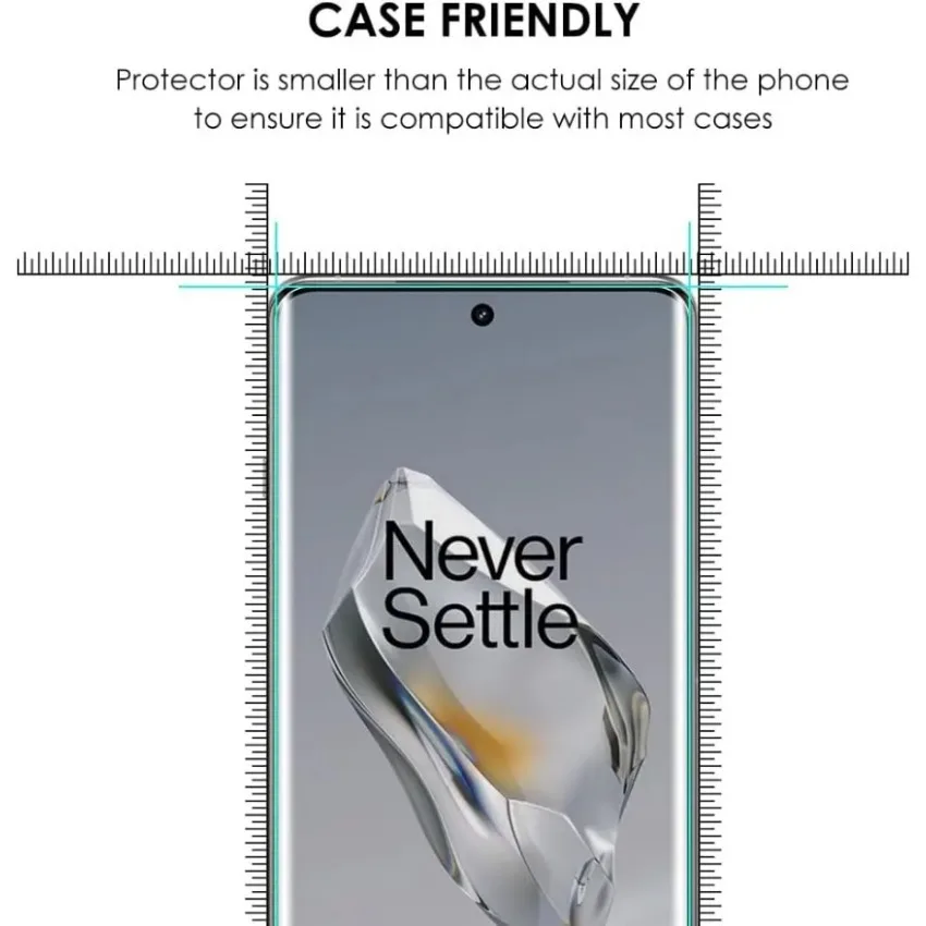 4-2PCS UV Tempered Glass For OnePlus 12 11 R 10 9 8 7 7T Ace2 Pro Full Cover Glue Curing Film For OnePlus 12 Screen Protector