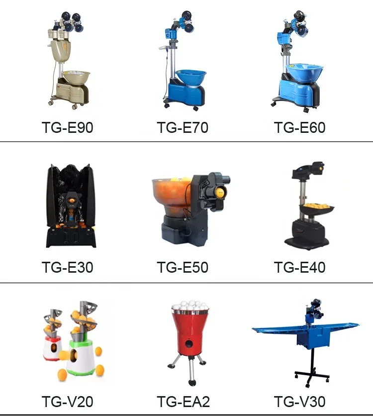 كونفورد مخصص تنس الطاولة التدريب روبوت الماسك الكرة المنتقى المعدات المهنية آلة تقديم آلة تدريب بينغ بونغ