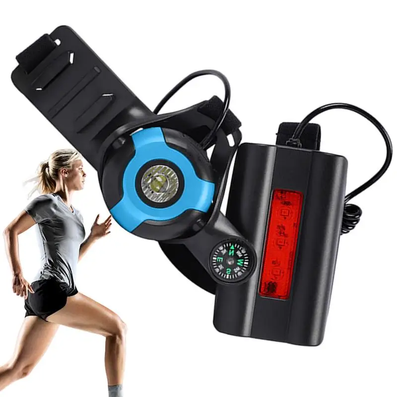 USB Rechargeable Jogging Light Running Lights With Ergonomic Design Security Lights Led Running Light With Carrying Strap