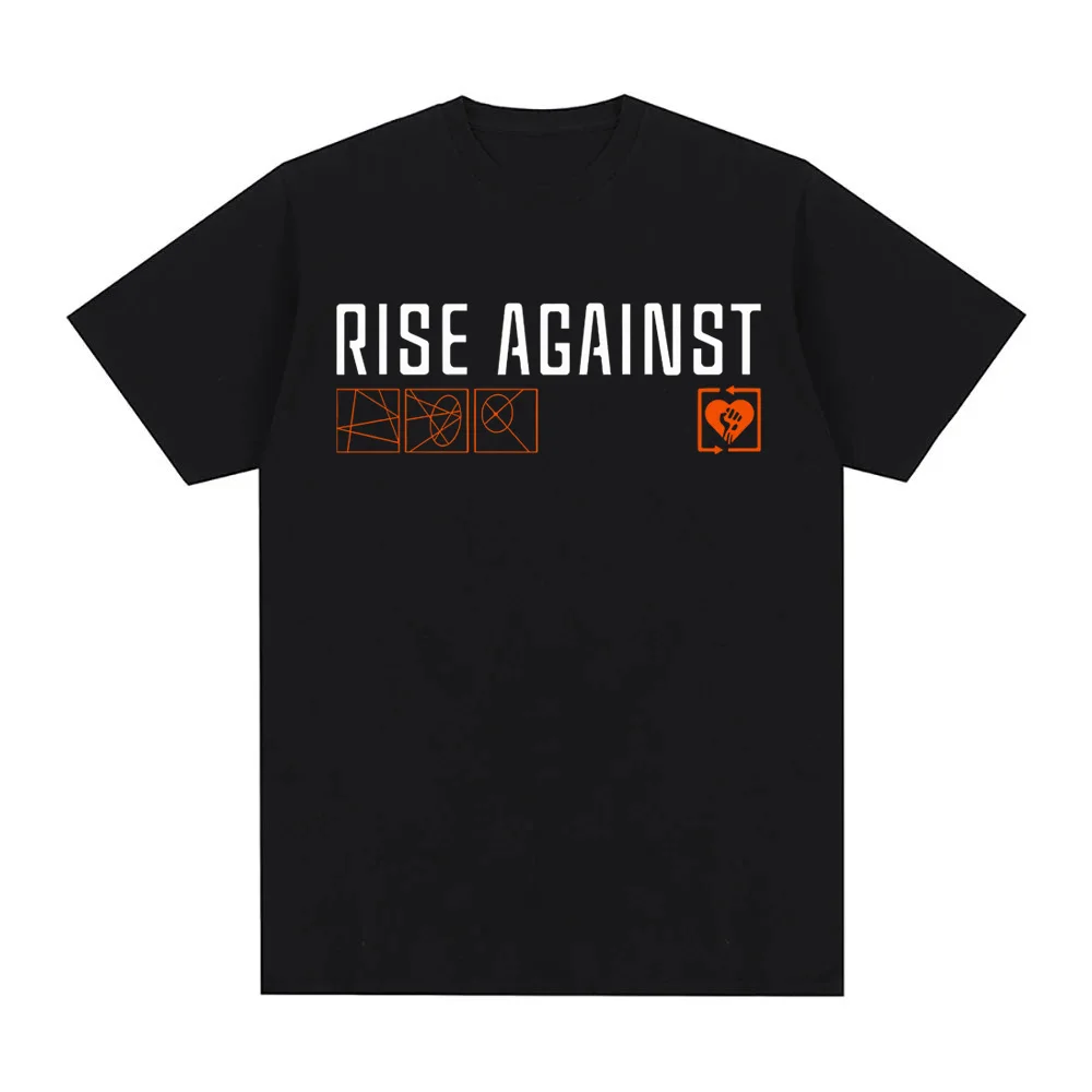 Rise Against Ricochet 2025 newSummer T-shirt Doublesided Printing Grunge Tee-shirt Pop Fashion Tshirt Ropa Hombre Gothic Clothes