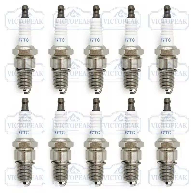 10Pieces F7TC Spark Plug for Garden Machinery 4 Stroke Engine GX120 GX160 GX200 GX240 GX270 GX340 GX390