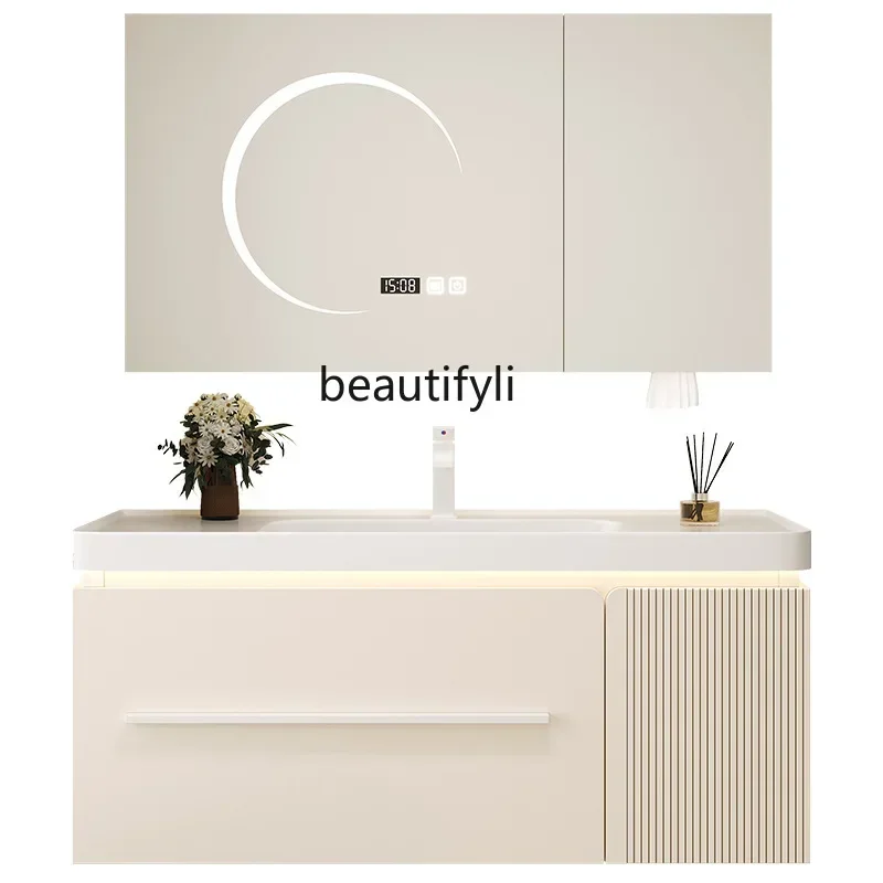 Smart Mirror Cabinet Wash Basin Washbasin Cabinet Wash Basin Washstand Pool Bathroom Cabinet