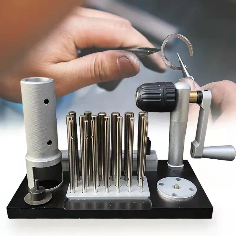 

Набор для изготовления колец-коннекторов 2,5-12 мм, ручной станок для гибки проволоки, инструмент для обработки ювелирных изделий, гибочный станок для колец