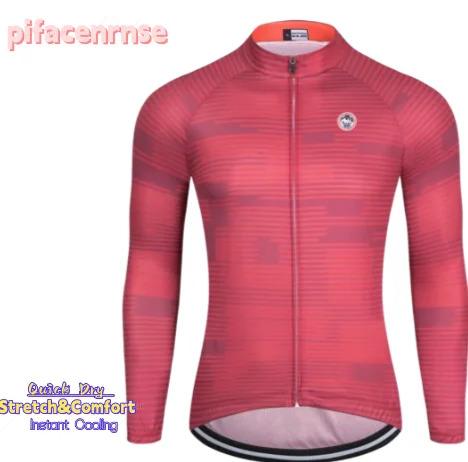 

2026 New Bicycle Clothing Road Racing Clothes Breathable Spring Bike Shirt Summer White Long Sleeve Cycling Jersey