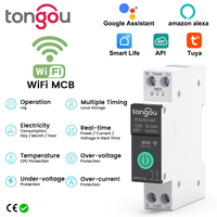 TUYA Smart WiFi MCB Circuit Breaker with Power Metering and Wireless Control (1-63A) for Overcurrent and Undervoltage Protection
