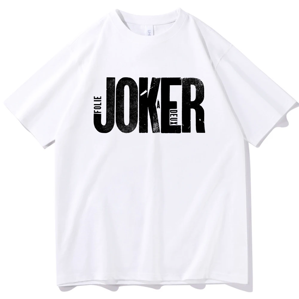 Joker: Folie a Deux 2024 T-shirt O-Neck Short Sleeve Shirts Fans Gift