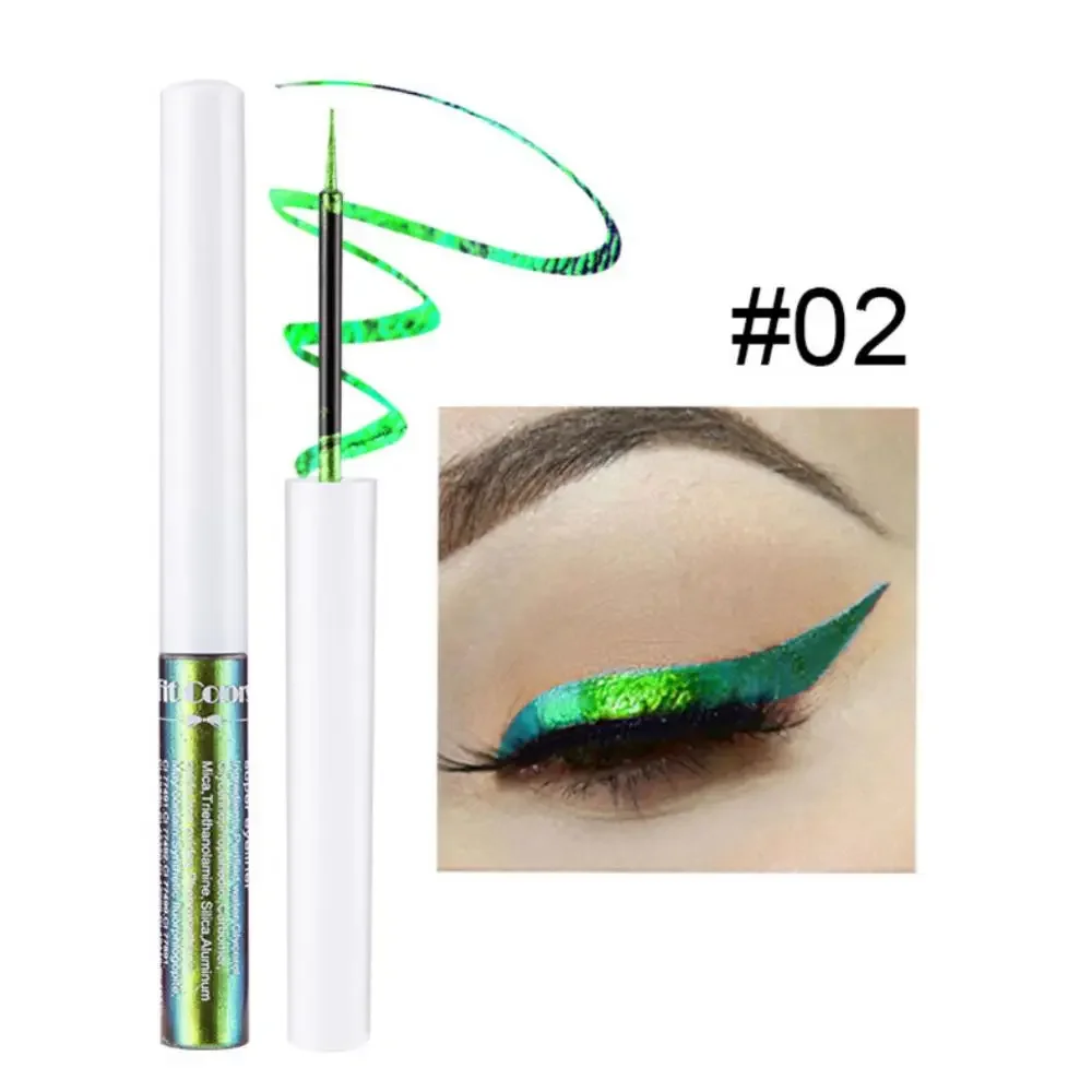 Heallor-Eyeliner Liquide D.lique à Paillettes Colorées, localité, Bleu, Vert, Caméléon, Spectacle sur Scène, ix, Festiva