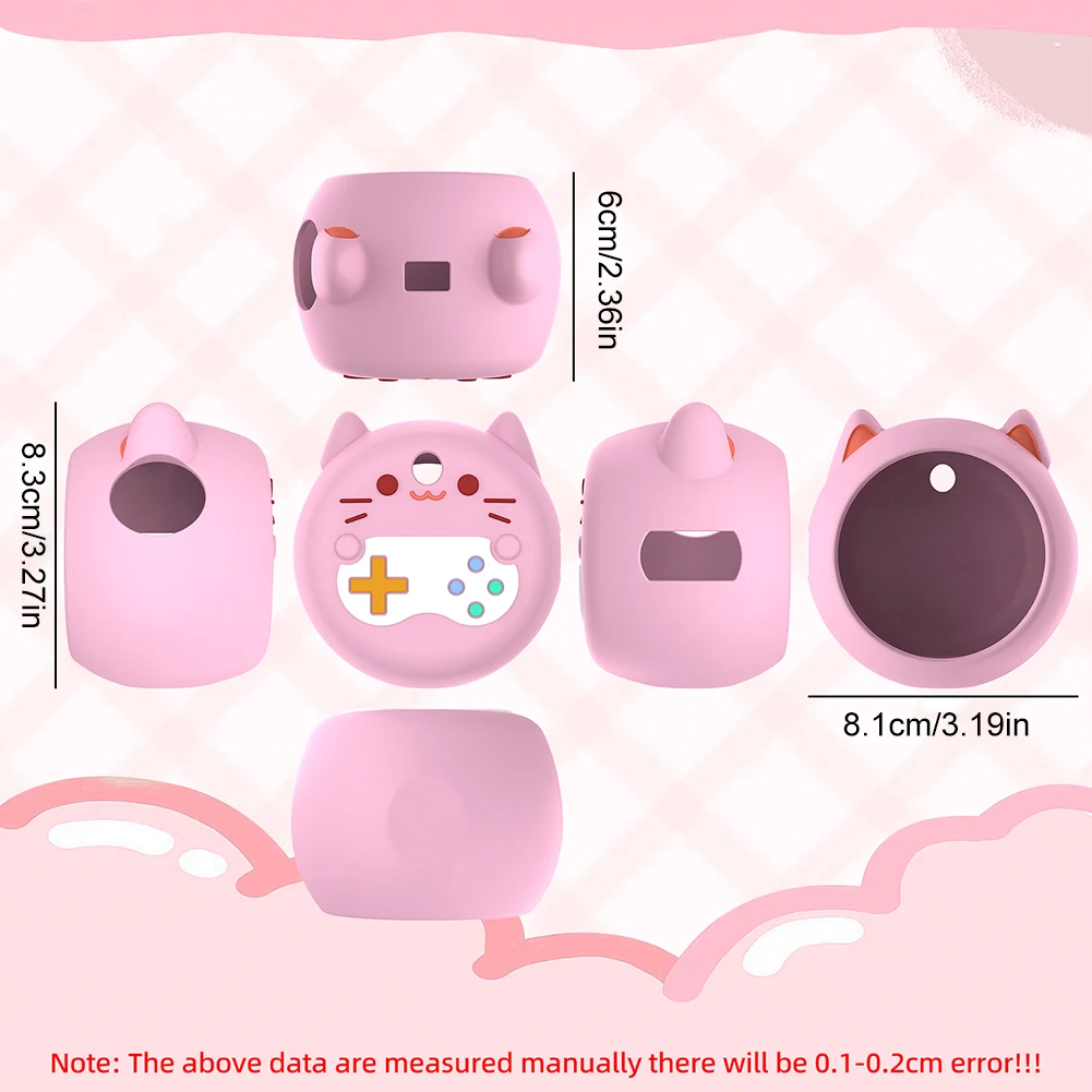 Sturzsichere Silikon-Schutzhülle für Punirunes Virtual Electronic Pets, Zubehör mit Umhängeband, niedliche Schutzhülle