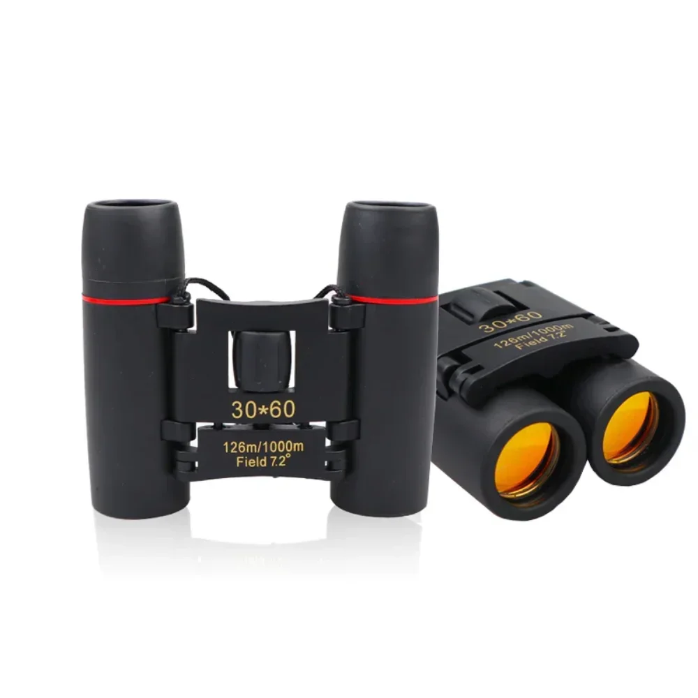 

30x60 Zoom Telescope binoculars Folding Lightweight Binocular Day Night Vision Outdoor Sports Games Concerts for Travel