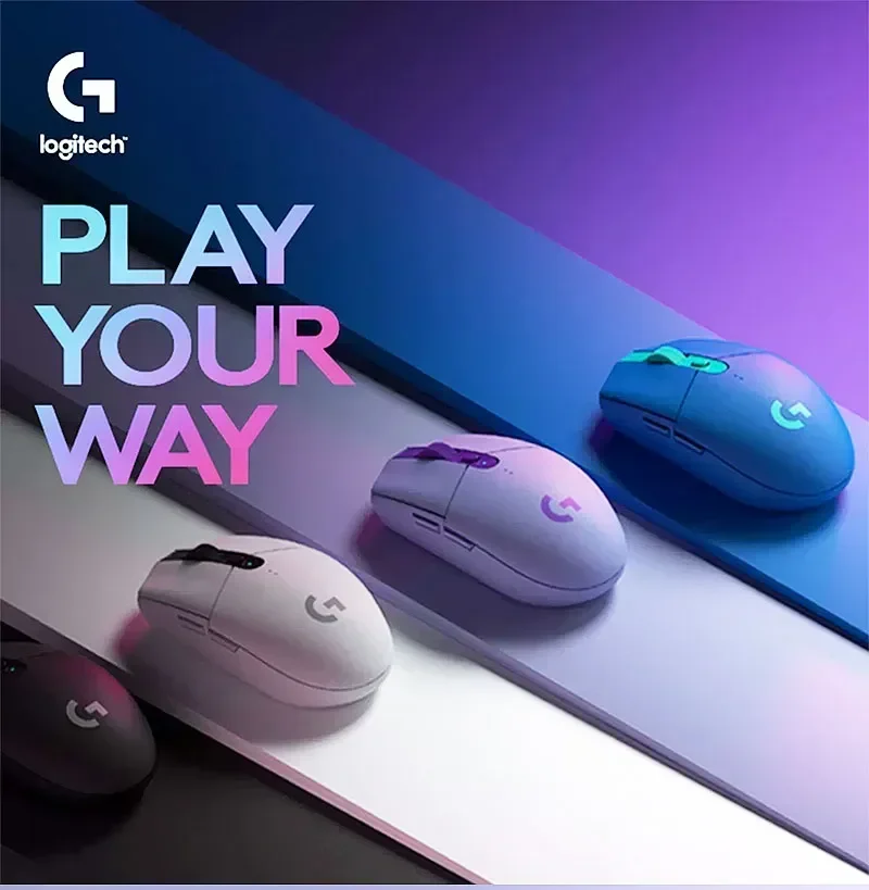 

Logitech Wireless Mouse G304 Light Speed Game Mouse Lightweight and Portable Light Speed PC Gamer Same Model No Driver Version