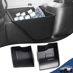 2PCS Car Rear Trunk Storage Box Cargo Organizer Tray for Jeep Wrangler JL 2024+ 2/4 Doors Stowing Tidying Interior Accessories