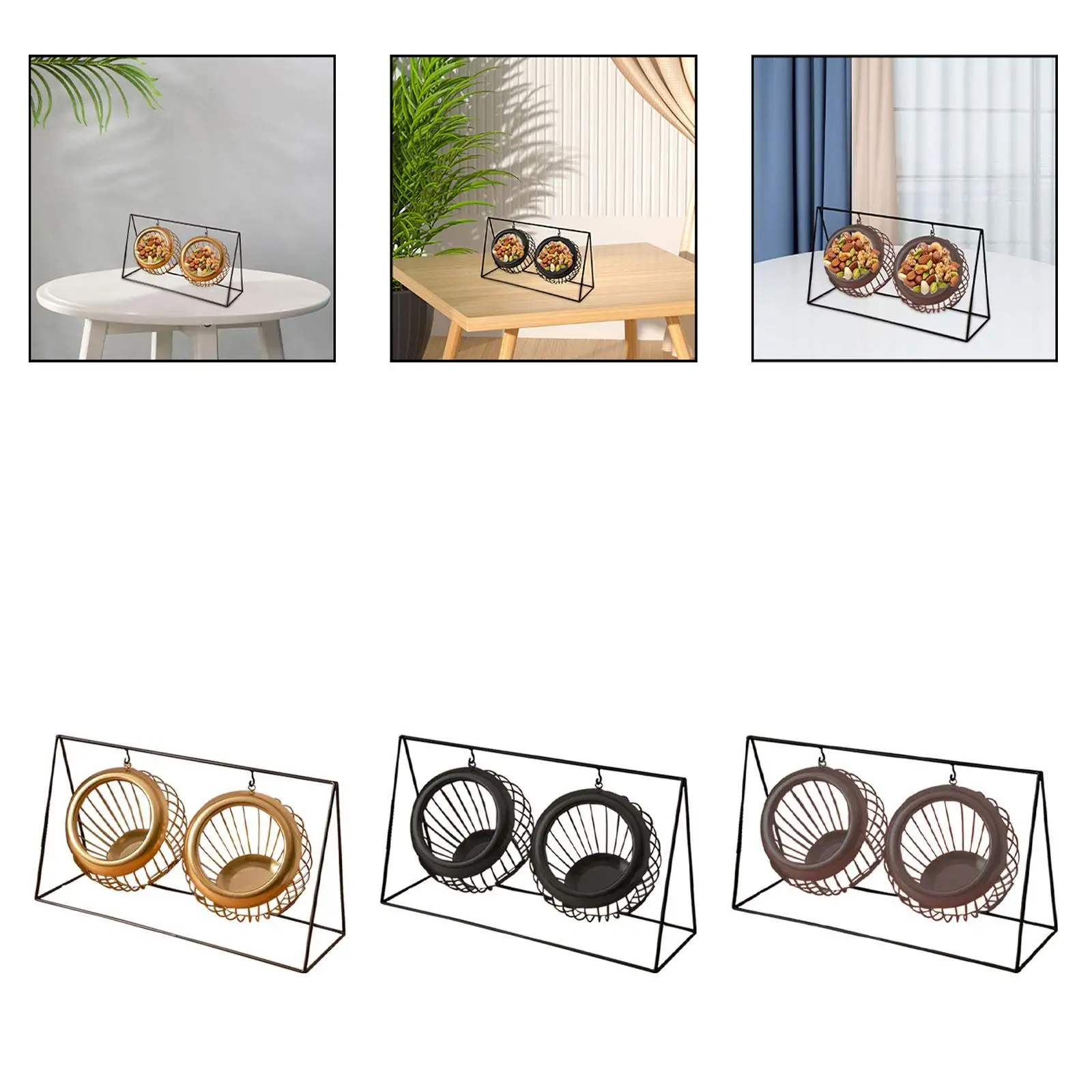 Coffee Pod Holder Espresso Capsule Holder Large Capacity Coating Surface Finished Wrought Iron Storage Basket for Kitchen