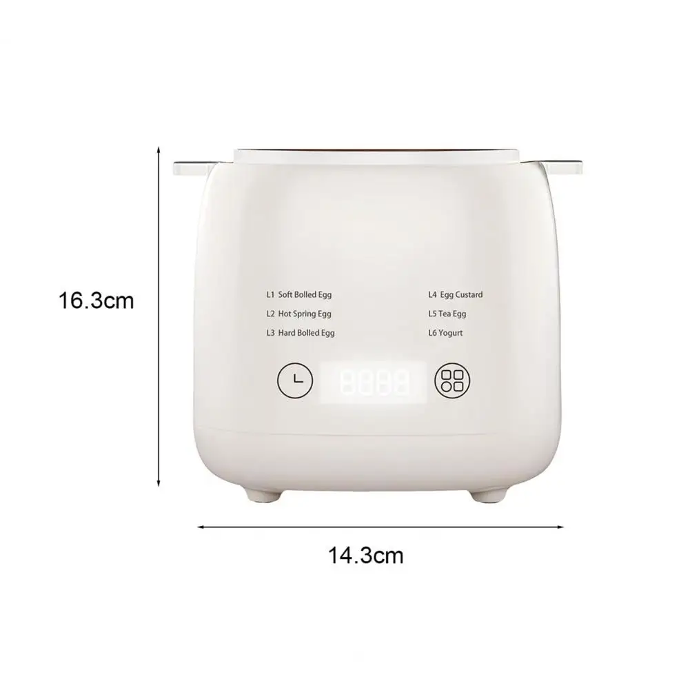 Electric Egg Cooker 6-in-1 Rapid Egg Boiler Cooker with Auto Shut-off Touch Screen Electric Egg Maker Food Grade Bpa Free