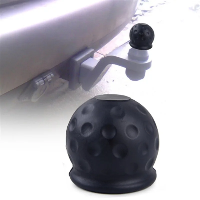 2023 New Universal Rubber Trailer Rod Ball Cover Towing Hook Caravan Trailer Trailer Ball Protection Cover Car Accessories