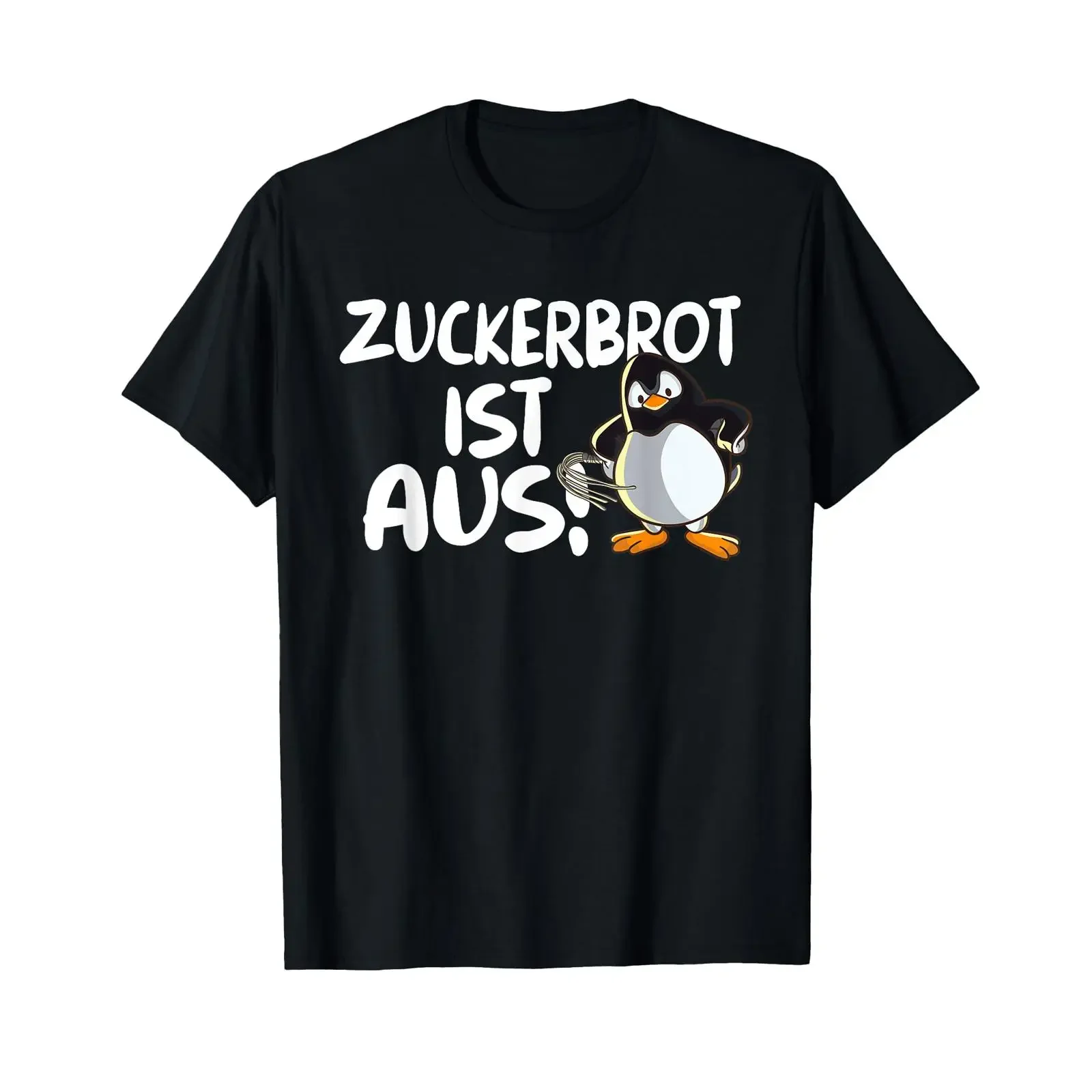 Penguin Says Sugar Bread Is Made From Humour Funny Saying T Shirt vintage Washed Breathable Versatile graphic