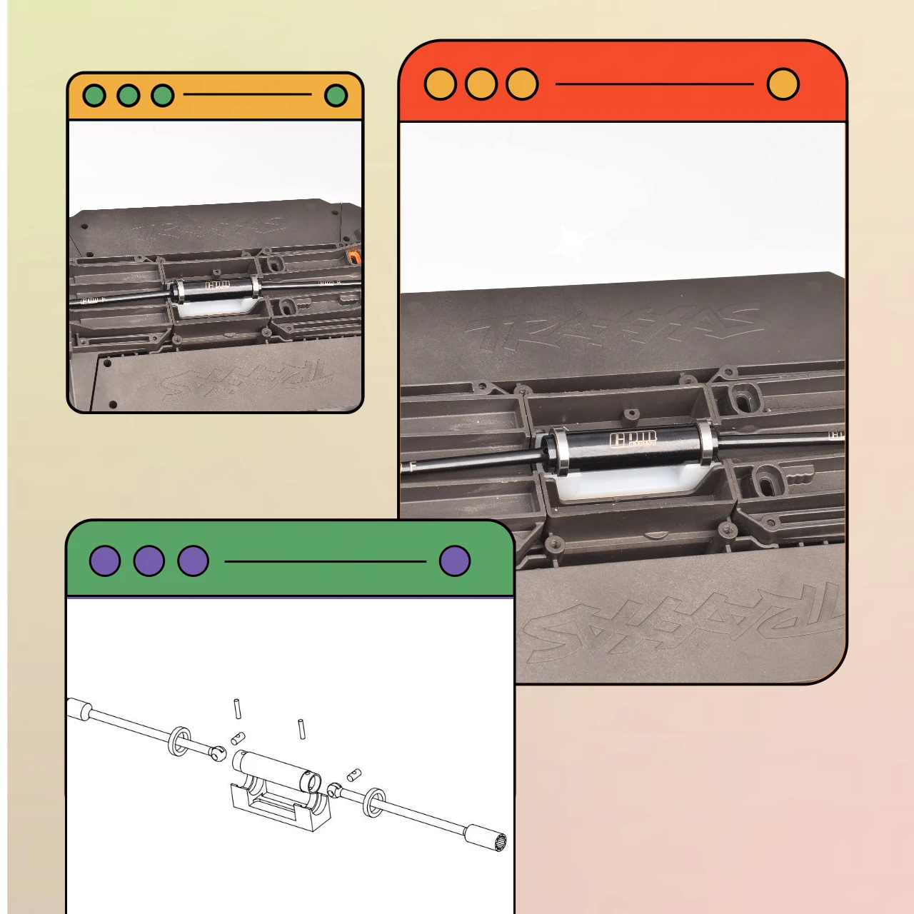 

Набор центрального приводного вала из среднеуглеродистой стали 4140, для TRAXXAS 1/5 X-Maxx