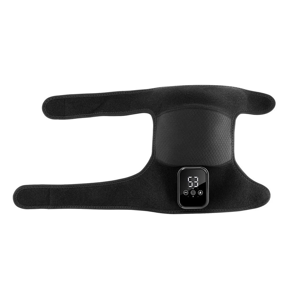 Wireless Heated Knee Massager with 3 Heat Settings and 3 Vibration Levels for Soothing Relief and Comfort Anytime