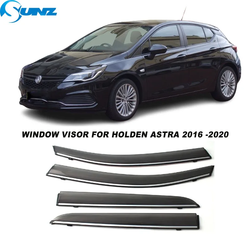 Side Window Deflectors For Holden Astra Hatchback 2016 2017 2018 2019 2020 Car Window Visor Sun Rain Deflectors Weathershield