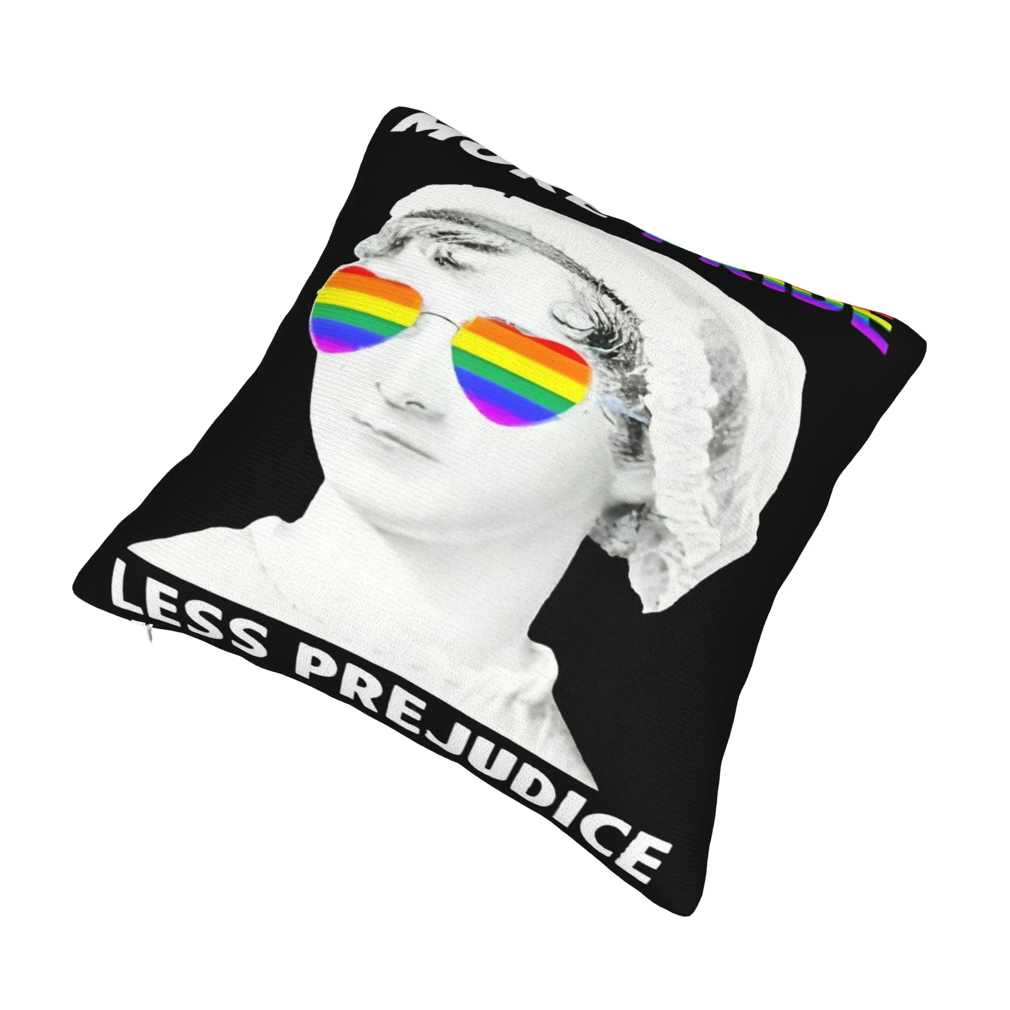 Decorative Pillowcase More Pride Less Prejudice  Merchandise Chair  Pillow Case Cover Zippered Multi Size