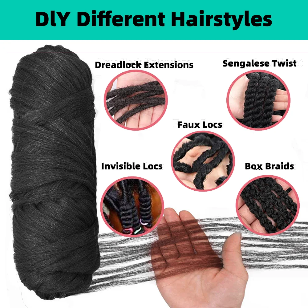 Brazilian Wool Hair African Yarn Braiding Wholesale Low Temprature Retardnt Synthetic Fiber Desire for African hair Braid 70g/pc