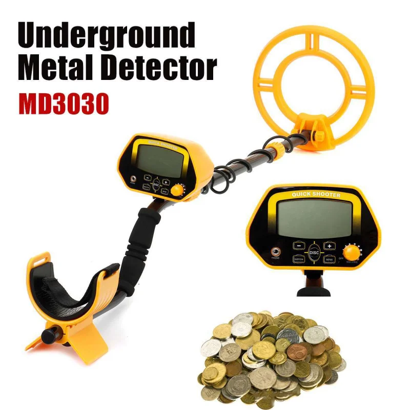 

MD3030 Professional Underground Metal Detector High SensitivityGold Detectors LCD Display Sound Mode Treasure Hunter