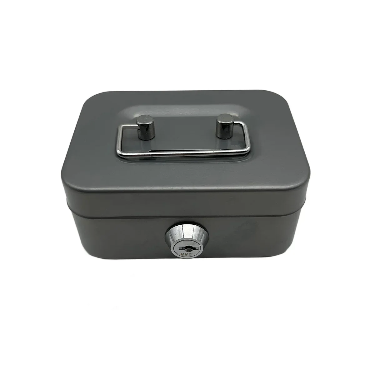 Money Safe Box Lockable Cash Box With Key,Portable Piggy Box Made Of Metal Small Security Lock Box Sturdy Coin Boxes For Kids