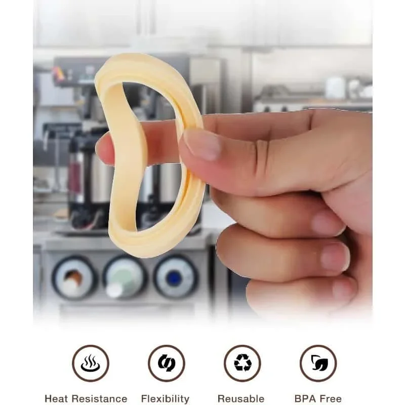 2-Pack 54mm Silicone Gasket for Breville/Sage Espresso Machines, Fits 870/880/878 & more, Replacement Steam Ring