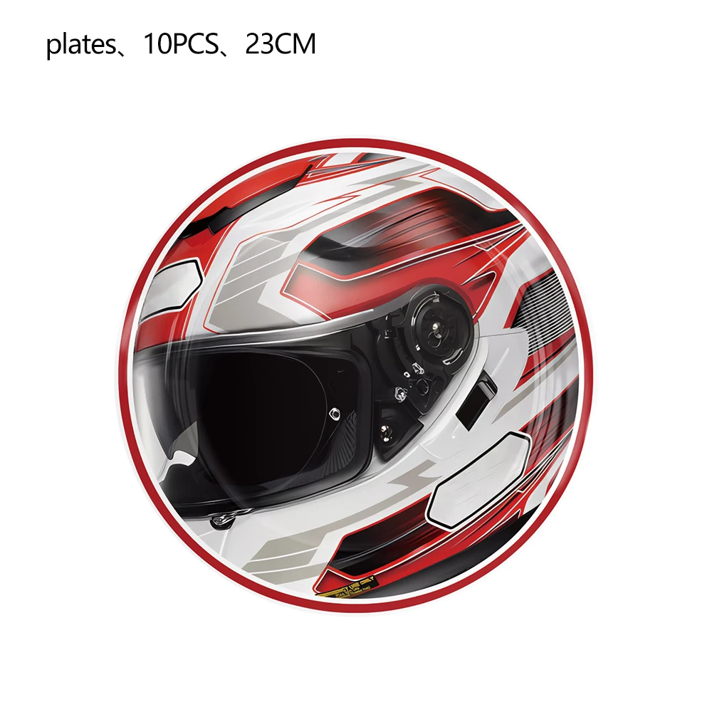Race Car Party Decorations F1 Racing Car Balloons Tableware Plates Napkins Cups Banner for Boys 1‑9 Birthday Party Supplies view 5