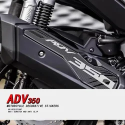 Dla HONDA ADV 350 ADV350 2022 2023 naklejka na naklejka epoksydowa motocykla 3D naklejka na rurę wydechową antypoślizgowa naklejka dekoracyjna