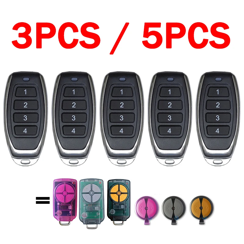 

ATA PTX5 TrioCode PTX2 PTX5V2 PTX5V1 PTX2V1 PTX2V2 Remote Control Garage Door Opener 433MHz Rolling Code Gate Control Command