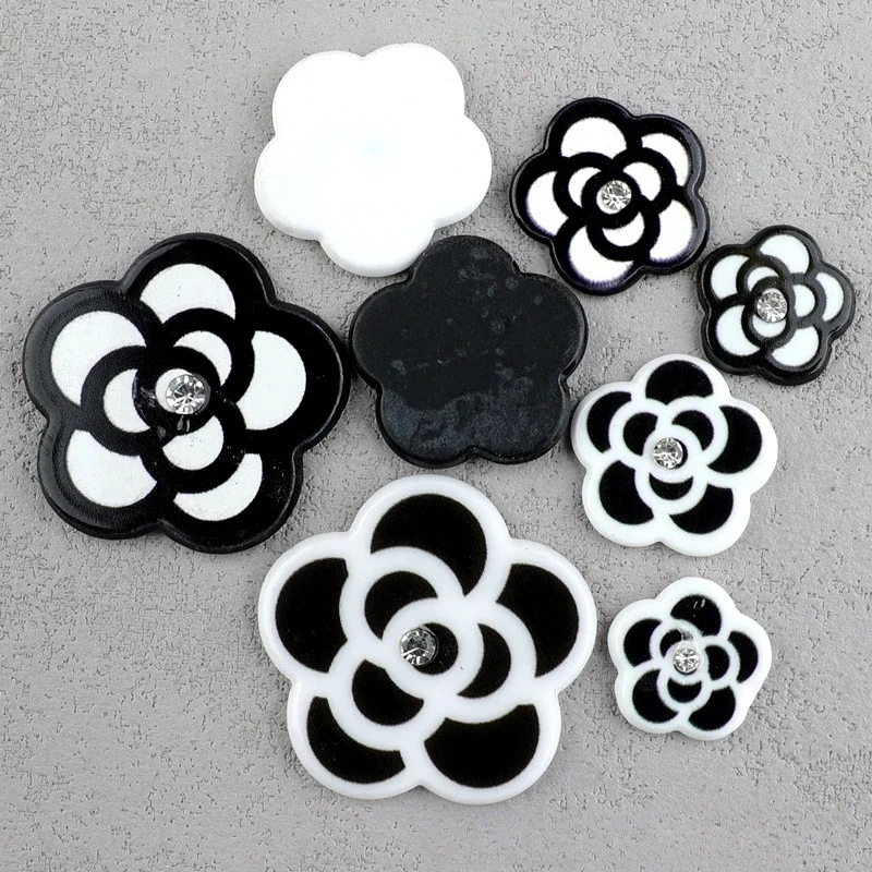 Korean Rose Camellia Flowers Diy Graffiti Patch Shoes and Hats Diy Hair Edge Clip Material Diy Mobile Phone Cover Accessories